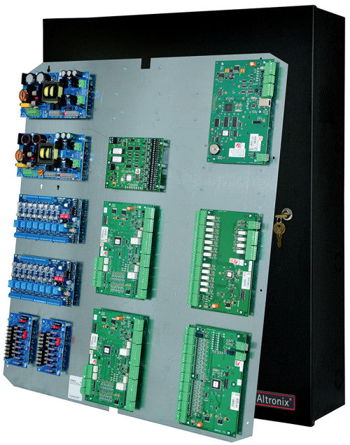 Altronix TROVE3HW3 | Power Integration Kit, 60Hz, 120VAC @ 8A, 12VDC @ 9.3A Or 24VDC @ 9.2A, Battery Back Up 12AH