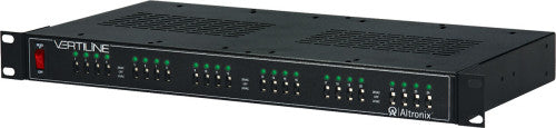 Altronix VERTILINE24CD | CCTV Power Supply, 24 PTC Outputs, 24/28VAC @ 10A, 115VAC, 1U