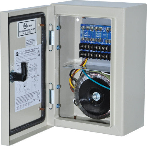 Altronix WPTV248300UL | CCTV Power Supply, Outdoor, 8 Fused Outputs, 24/28VAC @ 12.5A, 115VAC, WP1 Enclosure