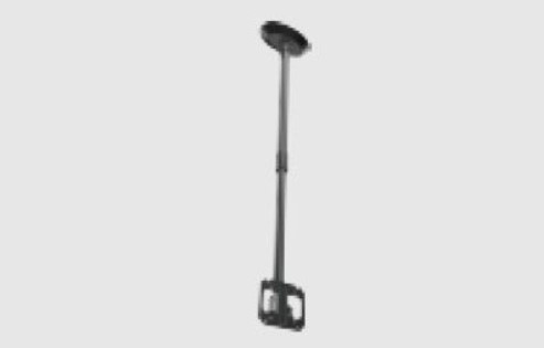 American Dynamics ADMHCP100B-4 | 75/100MM VESA Hard Ceiling Pole Mounts 4' Black