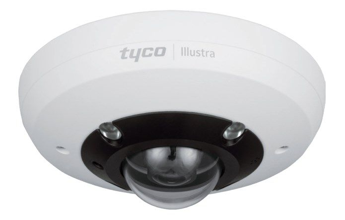 American Dynamics IPS12-F27-OI02 | 12 Megapixel Illustra Pro Indoor/Outdoor Vandal IR Fisheye Camera, 1.5mm Lens, White