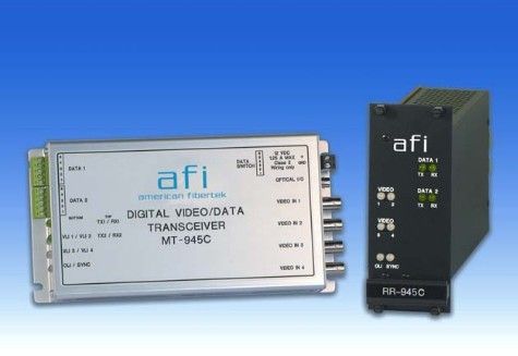 American Fibertek MR945C | 4-Channel Digital Video with 2 MPD Data Receiver