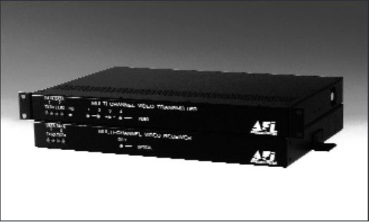 American Fibertek MTX8485CSL | 4-Ch Video w/ MPD Data Single Mode Transmitter