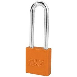 American Lock A1207ORJ KZ | Aluminum Rekeyable Padlock, Orange, 5-Pin, 3" Shackle, Zero-Bitted