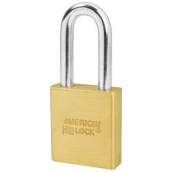American Lock Company A3701WO | Brass Padlock, LFIC Compatible, 5/16" x 2" Clearance, No Cylinder