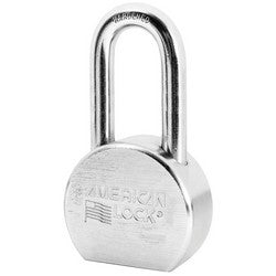 American Lock Company A701D | Steel Padlock, Rekeyable, 5-Pin, 2" Clearance, Chrome Plated