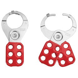 American Lock Company ALO802 | Tabbed Steel Lockout Hasp, 1-1/2" Jaw Clearance