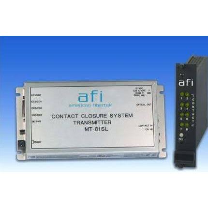 American Fibertek MR81SL Eight Channel Contact Closure Module Receiver