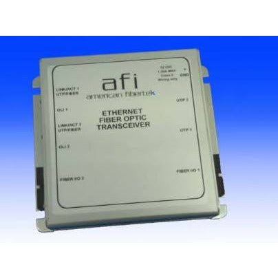 American Fibertek MX50FXSTPOE 2 fiber 10/100 Drop & Repeat Over Ethernet