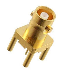 Amphenol RF 034-1024 | HDBNC 4 Leg SQ Vertical PCB Jack
