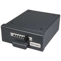 Amsec American Security HAS410 | Handgun Safe, Under Drawer, Hide-a-Safe, 10 Gauge Steel, Charcoal Gray