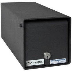 Amsec American Security K-1A | Undercounter Safe, Chicago Single Key Lock, B-Rated, Heavy Duty, Impact Resistant Charcoal Gray Textured, With Deposit Slot