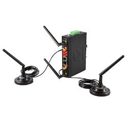 Antaira Technologies ARS-7231-AC-T | Industrial Dual Radio 802.11a/b/g/n/ac WiFi Access Point/Client/Bridge/Repeater with Router Capabilities; EOT: -35C to 70C