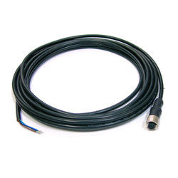 Antaira Technologies CB-M12A5PF-5M | M12 A Code 5P Female to Open Cable, 5 Meter, Wire:UL 24AWG 5C Black, IP68 Protection
