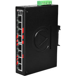 Antaira Technologies LNP-0800 | 8-Port Industrial PoE+ Unmanaged Ethernet Switch with 8 10/100Tx (30W/Port)