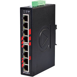 Antaira Technologies LNX-800AG-T | 8-Port Industrial Gigabit Unmanaged Ethernet Switch with 8 10/100/1000Tx, EOT:-40C - 80C
