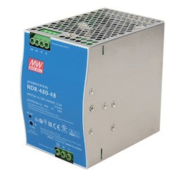 Antaira Technologies NDR-480-48 | 480 Watt Industrial Slim High-Efficiency Single Output DIN Rail Power Supply - 48 VDC / 10.0 Amps
