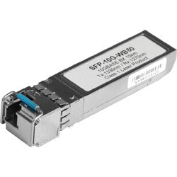 Antaira Technologies SFP-10G-WB60-H | 10G Fiber SFP+ Transceiver WDM-B, Single-mode 60Km / LC / TX:1330nm RX:1270nm, 0 to 70C (HP Procurve Compatible)