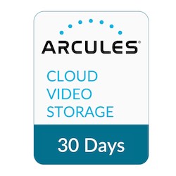 Arcules Inc A0-C-004K-030-US1 | Cloud Video Subscription License with 30 Days Cloud Storage (4K)