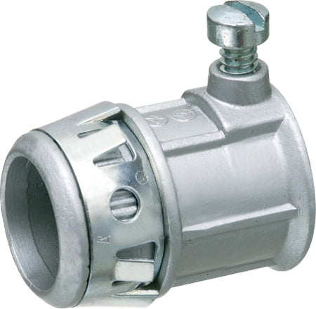 Arlington 801ST | EMT Set Screw Connector, 3/4 Inch, Snap-In, Zinc Die Cast