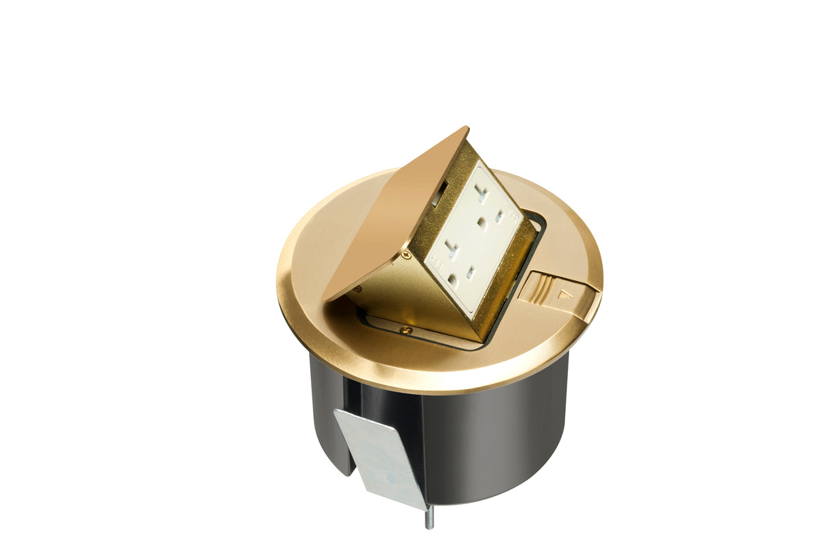 Arlington FLBT6520MB | Round Trapdoor With Brass