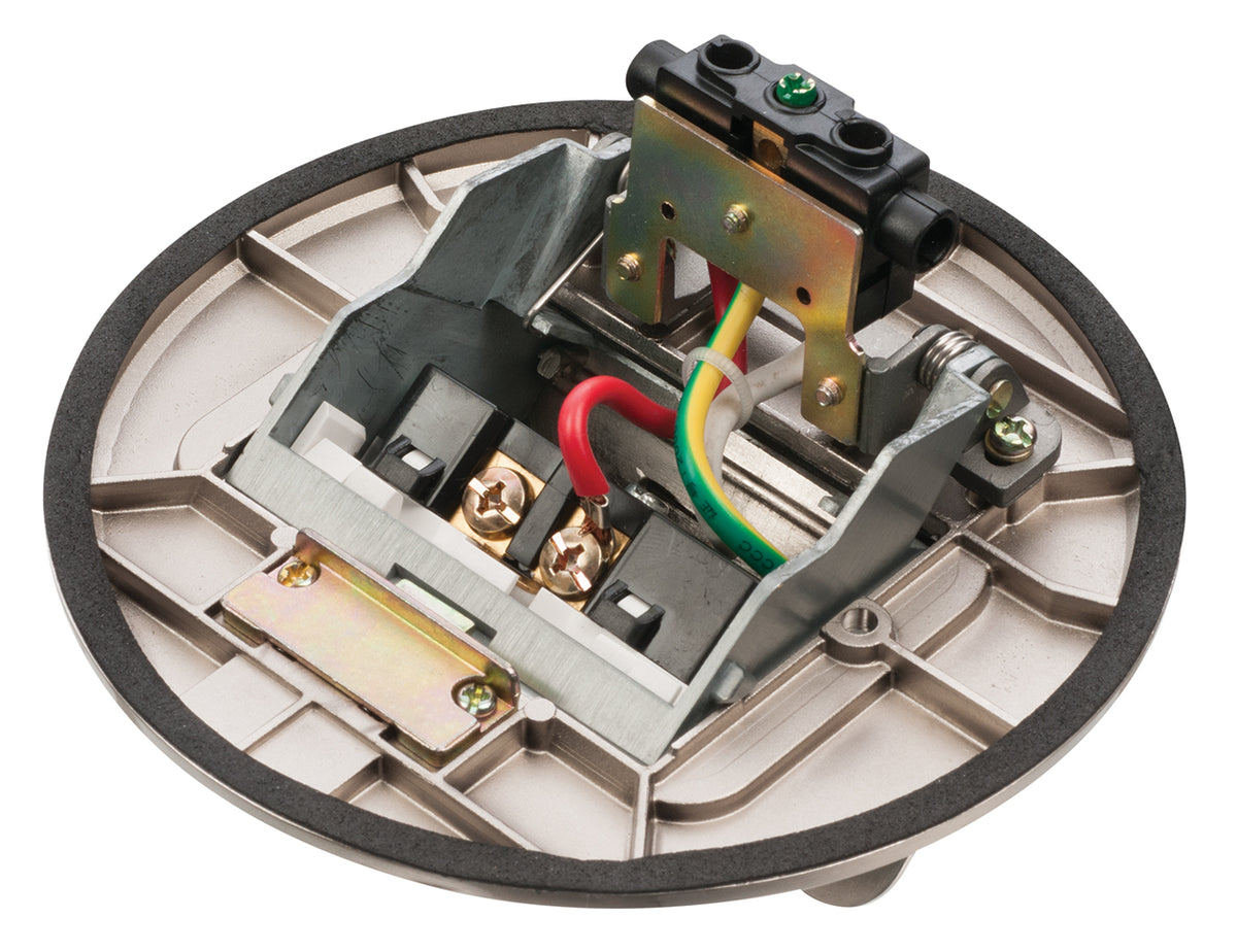 Arlington FLBT6615MBLR | Brass Pop-Up Cover With Receptacle