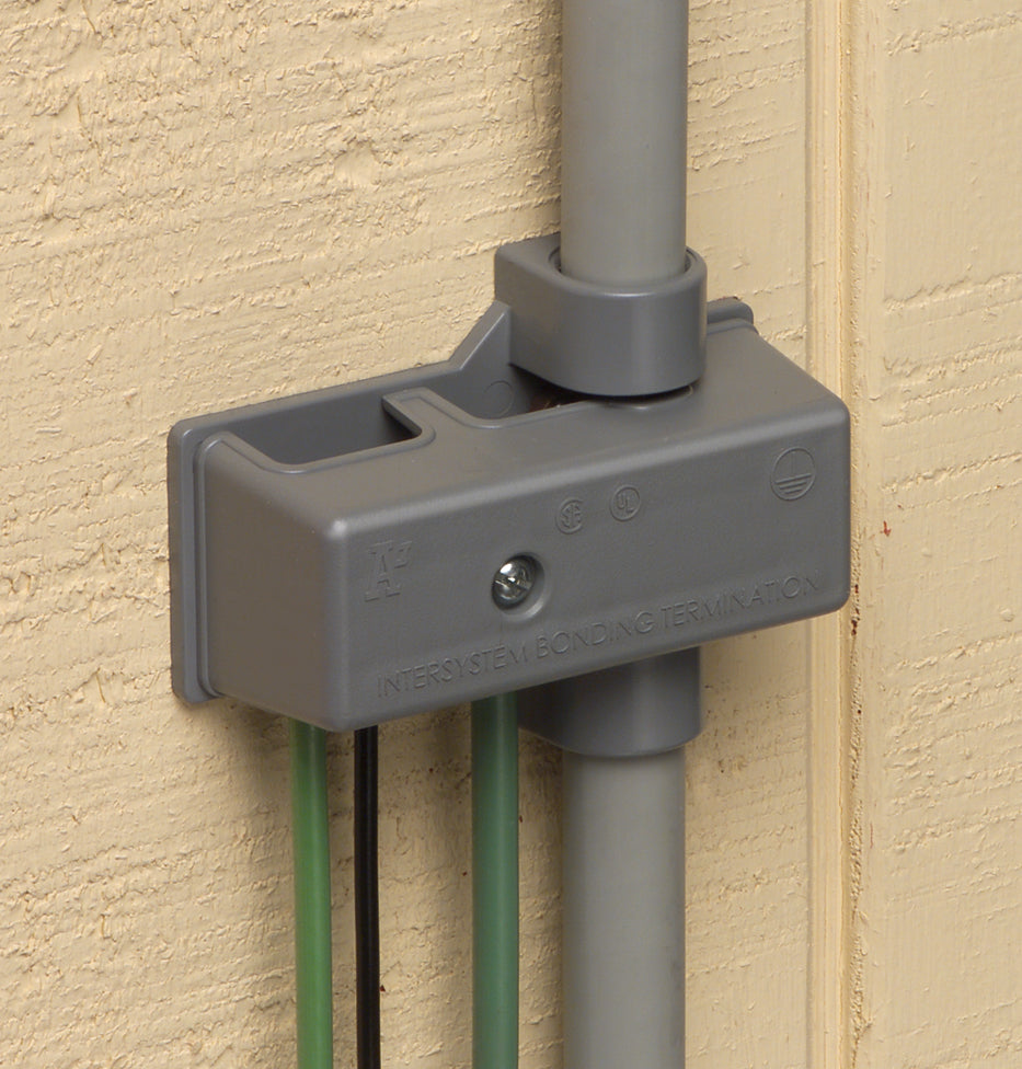 Arlington GBB5P | Ntersystem Grounding Bridge With Pvc Adapter, Solid/Stranded Conductor, No 6 To No 2 Conductor