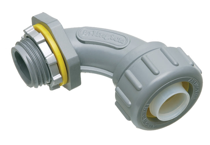 Arlington NMLT9075 | 3/4" Pvc 90 Degree Liquidtight Connector