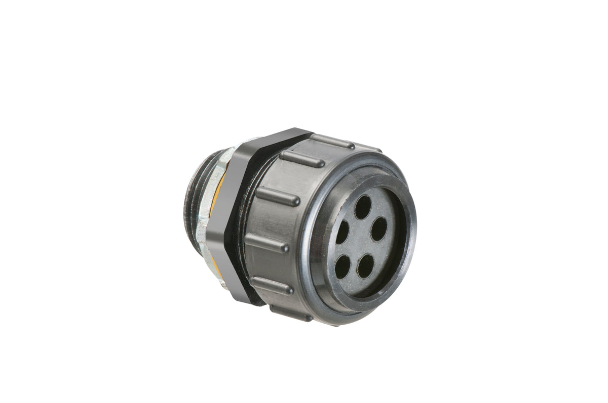 Arlington NMPV1005 | 1" Nmpv 5-Hole Straight Connector