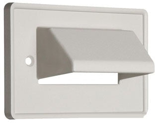 Arlington CEH1 | 1G Horz Scoop Plate/White