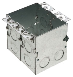 Arlington FLB5548 | 2 GANG STEEL FLOOR OUTLET BOX