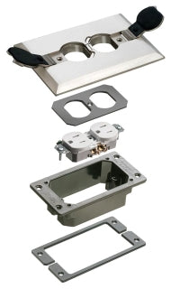 Arlington FLBCF101NLTK | Nickel Flip Lid Concrete Kit