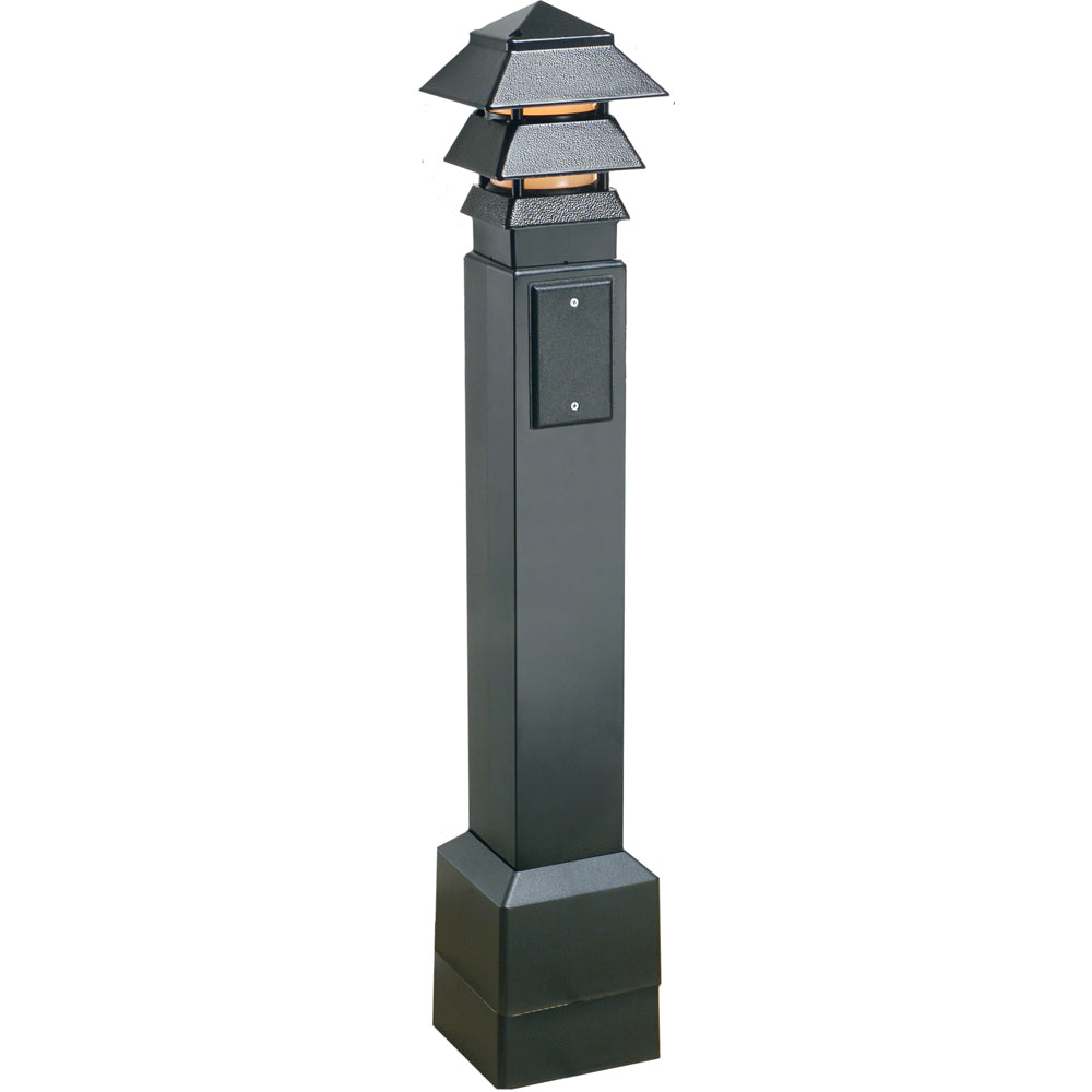 Arlington GPBK35B | 35" Black Gardenpost Bollard