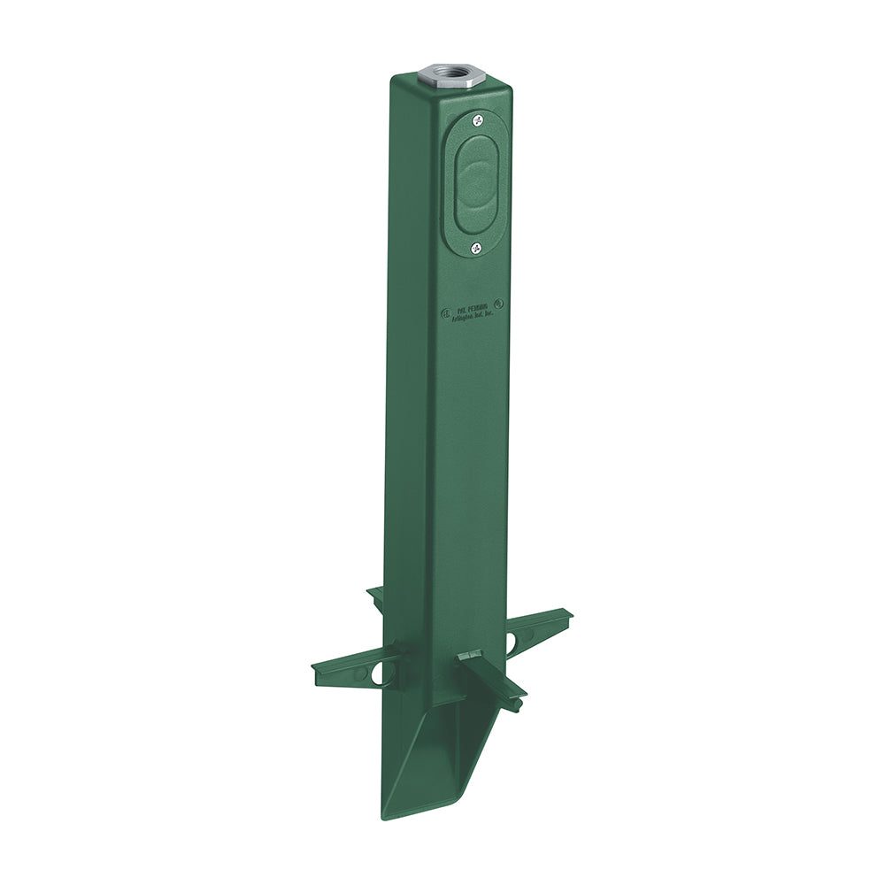 Arlington GPL19G | LOW PROFILE GAREDEN POST GREEN 19-1/2"