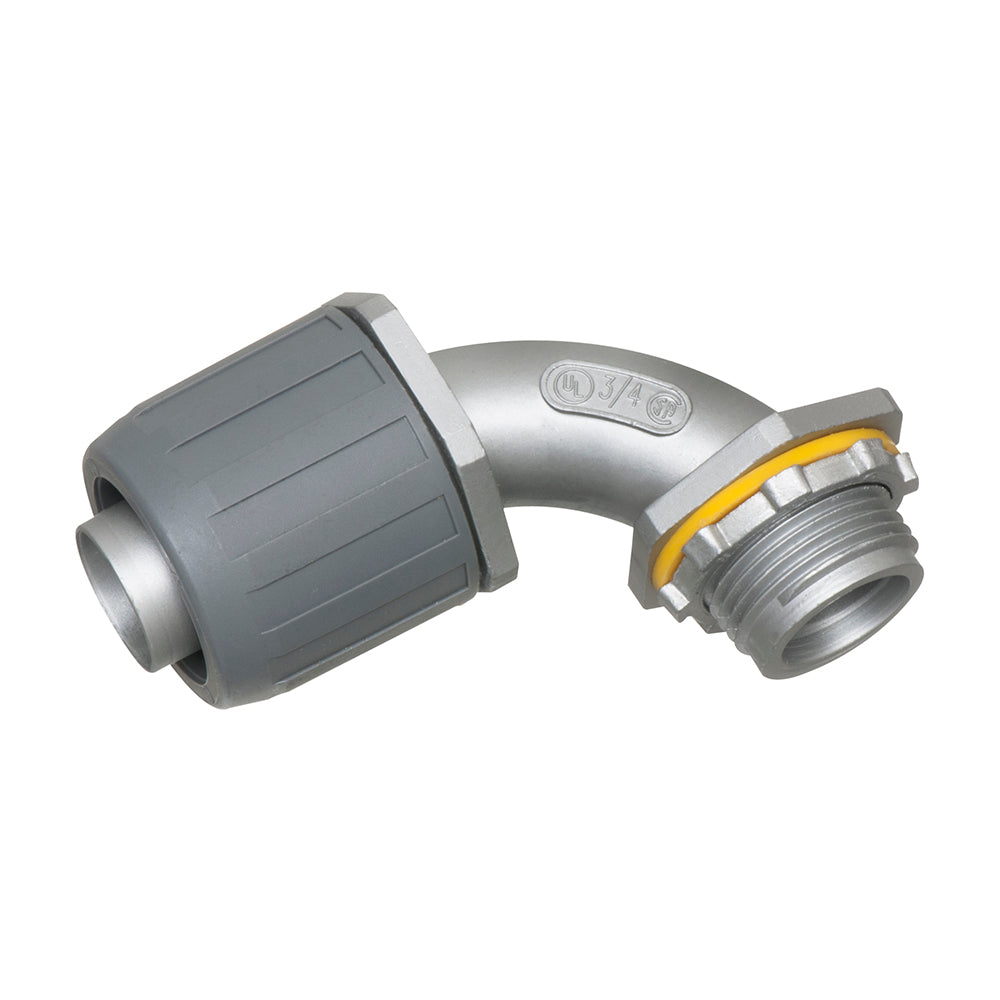 Arlington LT907 | 3/4" 90 Degree LIQUIDTIGHT PUSH CONNECTOR