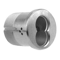 Arrow Lock 16CR-27XAR18 26D | Mortise Cylinder Housing, Tapered, Rear Plus, 7-Pin, Satin Chromium Plated