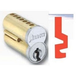 Arrow Lock 7100CR-UCX-1C 26D | Pointe SFIC Key Cylinder, 7-Pin Uncombinated, 1C Keyway, Satin Chromium Plated