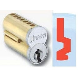 Arrow Lock 7100CRP-UCX-FB 26D | Pointe SFIC Key Cylinder, 7-Pin Uncombinated, FB Keyway, Satin Chromium Plated, Without Logo