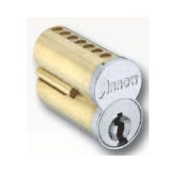 Arrow Lock 7100CRP-UCX-GP 26D | Pointe SFIC Key Cylinder, 7-Pin Uncombinated, GP Keyway, Satin Chromium Plated, Without Logo