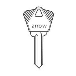 Arrow Lock L6A | Cylinder Key Blank, Large Bow, 6-Pin, A Keyway