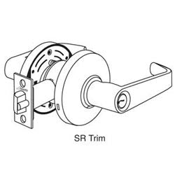 Arrow Lock RL01SR 26D R62 R73 | Cylindrical Lever Lock, Sierra, ASA/Square Corner Strike, Satin Chromium Plated, For Passage