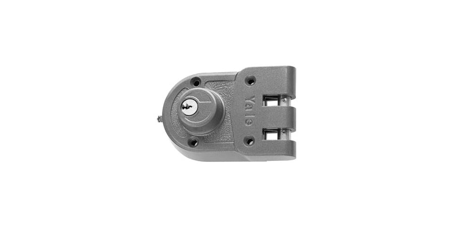 Assa Abloy Accentra 197-1/4 | Auxiliary Deadlock, Function Deadlatch Double Cylinder, Sprayed Brass, Yale Para Keyway, Boxed