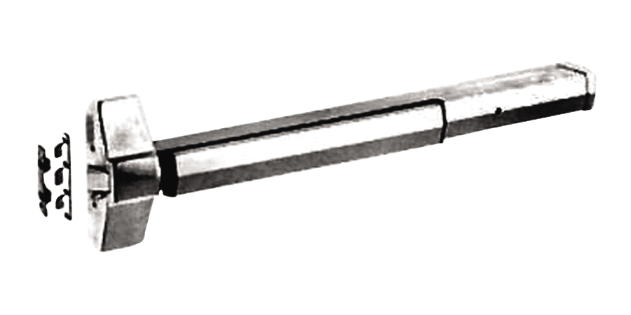 Assa Abloy Accentra 7100-36 630 | Rim Exit Device, 30 to 36 in. L Rail, Wide Stile and Solid Door Stile, Grade 1 Grade