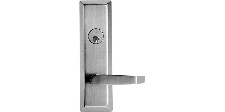 Assa Abloy Accentra AU626F 630 RHR | Escutcheon Exit Device Trim, 48 in. L Rail, Wide Stile and Solid Door Stile, Grade 1 Grade