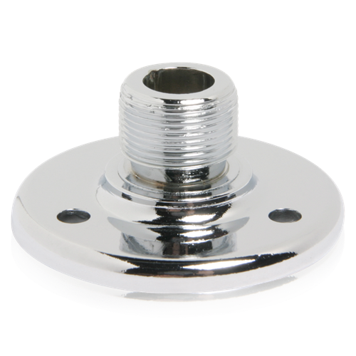 Atlas Sound AD-12 | Surface Mount Male Mic Flange 5/8 inch-27 Thread - Bulk