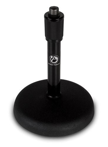 Atlas Sound DS7E | Adjustable Height Desktop Mic Stand 8-13 inch Ebony Finish