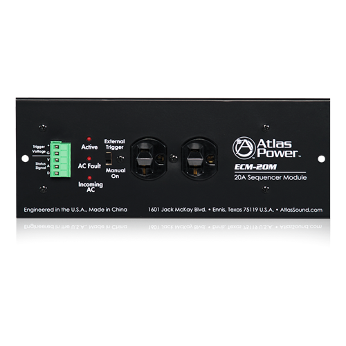 Atlas Sound ECM-20M | 20A AC Power Conditioner and Spike Suppressor