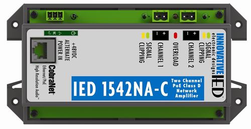 Atlas Sound IED1542NA-C | PoE Amplifier with CobraNet Network Audio