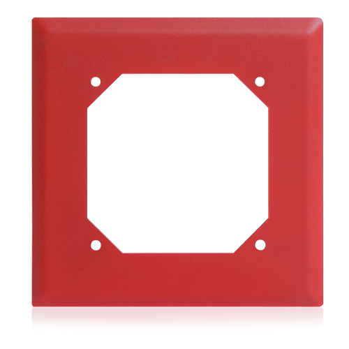Atlas Sound SFP-R | Semi-Flush Adapter - Red for Voice / Tone Speakers