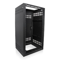 Atlas Sound 224-18 | Welded Rack 18.5 inch Deep, 24RU, Shown with Optional Front Door
